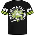 thumbnail image 2 of Nickelodeon Ninja Turtles Boys Graphic T-Shirt, Toddler Boy Tee Kids Clothes, Black, 2 of 2