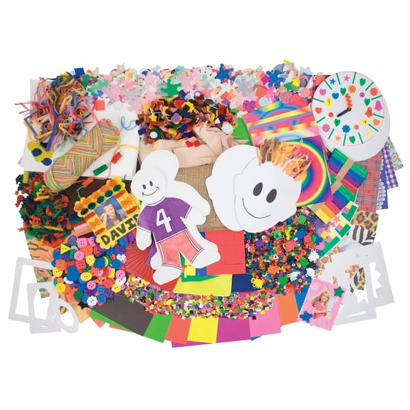 Roylco Big Box of Art Materials – Complete Classroom Art Supply Kit with Paper, Tools & Craft Materials for Creative Projects, Group Activities & Learning