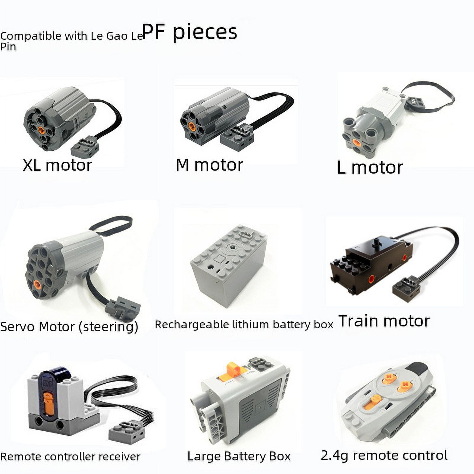Compatible Lego Building Block Accessories Compatible Motor Power Technology Group Building Block Battery Box Receiver Pf Pieces Walmart