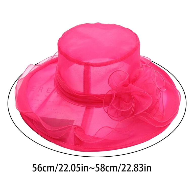Women Foldable Cotton Linen Cloche Hat Sun Protection Elegant Wedding Party Cloche Hats For Women Wide Brim Straw Woven Bucket... From  main image 3