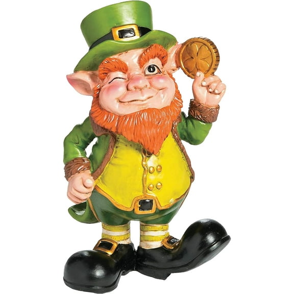 Fun Express Leprechaun 11.5 inches St Patricks Day Garden Statue