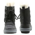 thumbnail image 3 of Apakowa Boys' Waterproof Duck Boots, Lace-Up Black, 11, 3 of 7