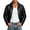 Black 02, variant on Smsaxvxz Leather Jacket for Men Fashion Lapel Long Sleeve Full Zipper Casual Coat Versatile Everyday Men's Outerwear Black XL