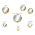 thumbnail image 3 of CosmoLiving by Cosmopolitan 12", 10", 8", 7", 6" Gold Wall Mirror, Set of 7, 3 of 7