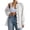 A-White173, variant on Bibifish Womens Button Down Shirts Trendy V Neck Long Sleeve Sun Protection Blouse Spring Summer Stylish Dailywear Oversized Shirts