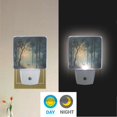 thumbnail image 2 of Yayeee LED Night Light for The Home Plug in With Light Sensors 2 Pack, Retro Forest, 2 of 6