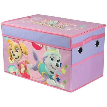 Paw Patrol Girl Collapsible Toy Storage Trunk (Best Toy Box For Toddlers)