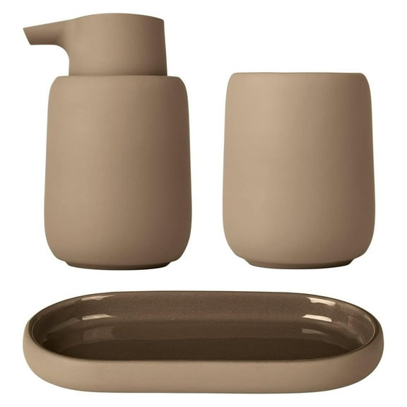 Gexandy SONO Bathroom Accessory Set in Tan