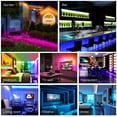 thumbnail image 7 of LED Strip Lights, 65.6ft/20m RGB LED Light Strips, 5050 SMD LED Color Changing Tape Light with 44-Key Remote + Bluetooth APP Controller, LED Light for Bedroom, Party Decoration, 7 of 7