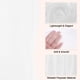 thumbnail image 3 of Tela de tul de organza Uxcell, cristalina y sedosa para manualidades DIY, corredor de mesa, blanca, 3 of 7