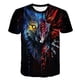 thumbnail image 1 of Camiseta para niños Verano 3D Impreso Dibujos animados Animal Lobo Camiseta Niños Divertido Harajuku Moda Top Niños amp; Camiseta Super Cool para niñas10T Gao Jinjia LED, 1 of 2