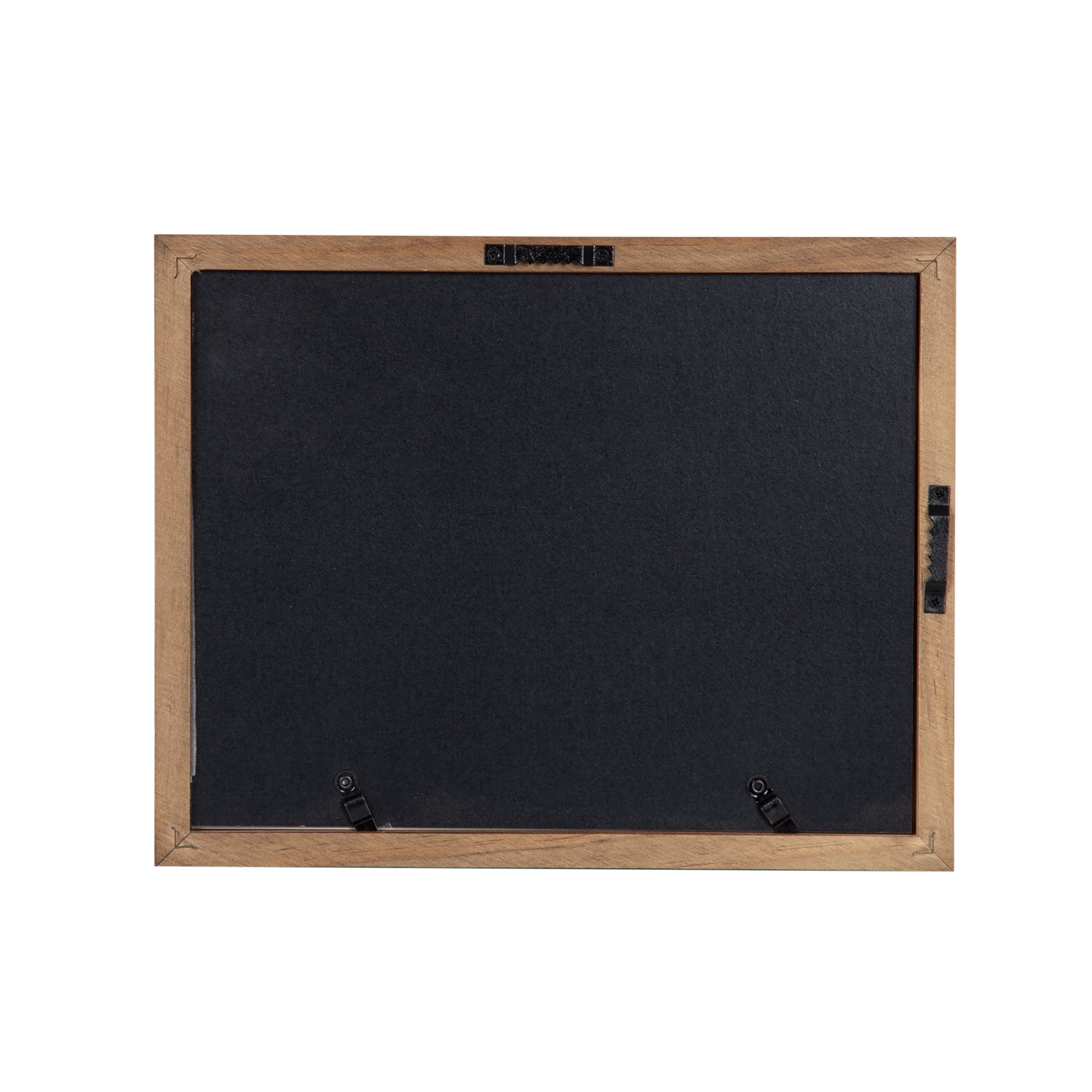 Kate and Laurel Gallery Transitional Frame Set, Set of 6, Rustic Brown and Black, Sophisticated Wooden Picture Frames With Multiple Sizes Included
