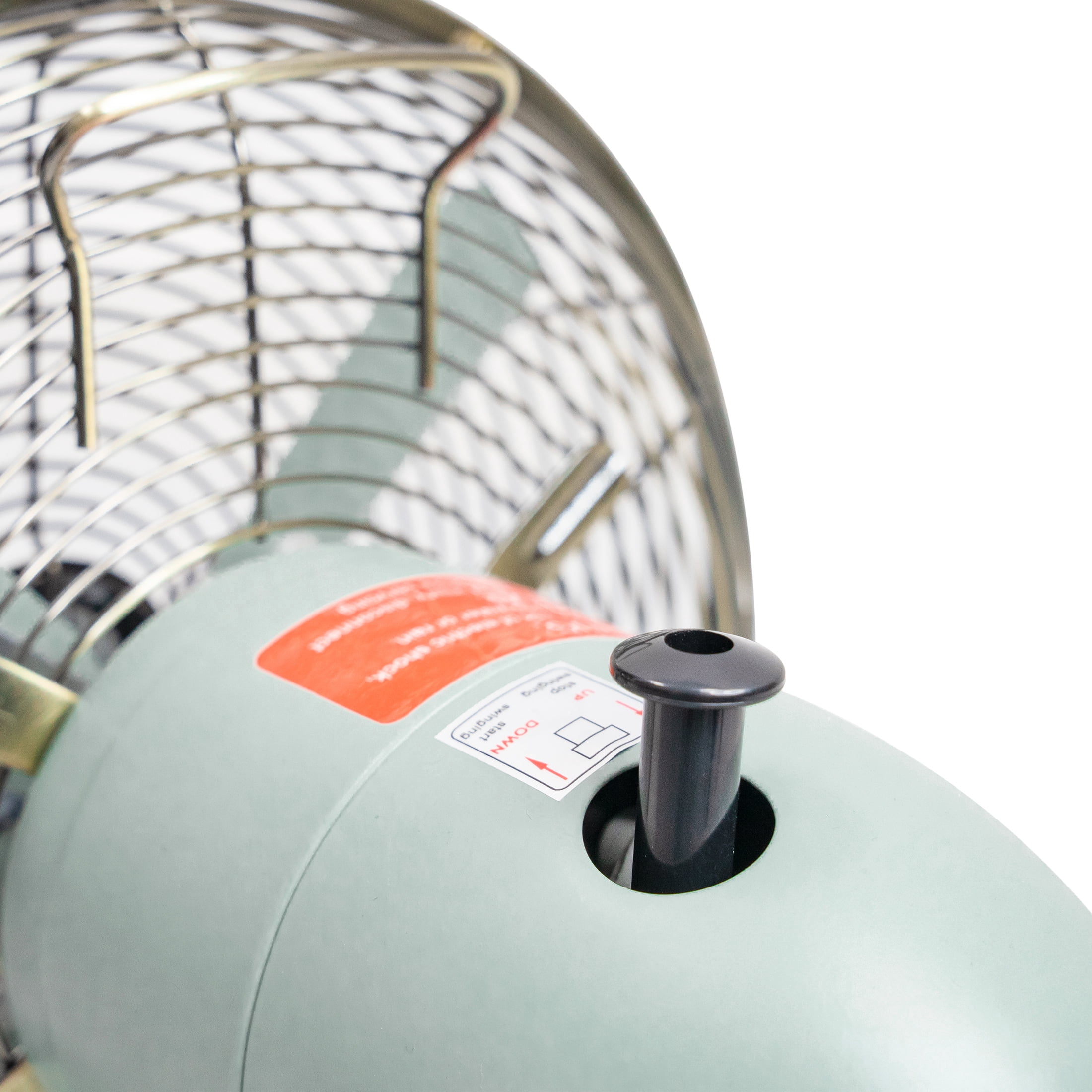 Better Homes & Gardens New 8 in Sage Vintage Table Fan with Oscillation