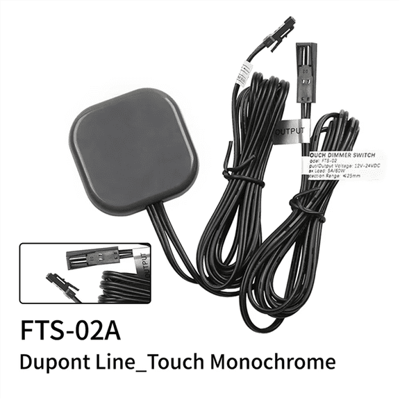 Penetration 25mm DC12-24V Wooden Glass Acrylic Cabinet LED Light Smart Touch Dimming Sensor Switch -02A