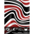 thumbnail image 7 of Black Red Striped Cloth Napkins Set of 8 Reusable Dinner Napkins, Horizontal Lines Simple Minimalist Cocktail Napkin Washable Table Napkins for Wedding/Holiday Party/Baby Shower 20"x20", 7 of 7