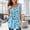 Light Blue womens blouses and tops dressy, variant on Womens Blouses and Tops Dressy Comfy Lightweight Flowy Swing Button up Henley Shirts Pullover Tunic Summer Floral Print V-Neck Short Sleeve Cute Tees Tops White XL