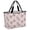 Pink, Gray, Green, variant on Funny Koala Beach Bag for Women, Large Breathable Mesh Beach Tote Bag, Rustic Cute Animals Leaves Modern Minimalist Pink Sandproof Lightweight Travel Bags for Vacation Picnic Swimming Pool
