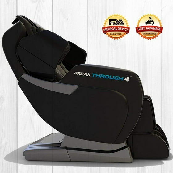 Medical Breakthrough 4 V2 Recliner Massage Chair Full Body Shiatsu Heated Massage Chair Zero Gravity Electric Recliner Foot Rollers Calf Arms