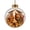 A003- C, variant on Glowing 3D Nativity Scene Christmas Ball Ornament with Internal Led Lights, 1-Pack, Clear Glass with Gold Cap, for Christmas Tree Decorations, Hanging Decoration