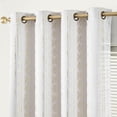 thumbnail image 1 of Cortinas JINCHAN Blackout 95% Boho 213x213 cm Dorado Navideño, 1 of 8