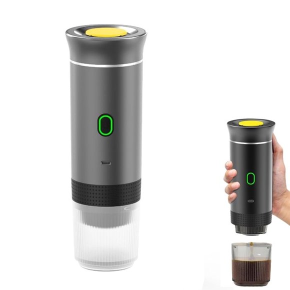 12V Car Coffee Maker - 3 in 1 Portable Coffee Maker for Travel - 72W Motorhome Coffee Maker - Fast Heating