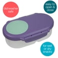 thumbnail image 3 of Mini almuerzo tipo bento Snackbox b.box a prueba de fugas 350 ml lila pop, 3 of 7