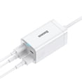 thumbnail image 2 of Cargador Baseus 65W 2 USB C + 2 USB A con Cable USB C a USB C 100W de 1m, 2 of 5