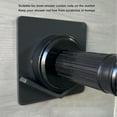 thumbnail image 4 of Shower Curtain Rod Holder, Shower Rod Mount Retainer Simple Ensure   For Bathroom, 4 of 8