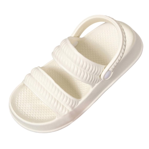 Bmisegm Cool Slippers Female Soft Soled Non Slip Wear Resisting Flat Beach Flops Lady Sandals Women Slippers Sandals Women Summer White 7