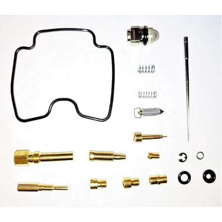 Carburetor Carb Rebuild Repair Kit Compatible with Yamaha Grizzly 660 4x4 2002 2003 2004 2005 YFM660FW ATV