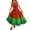 Red, variant on WOYY Little Girls Summer Dress Watermelon Print Spaghetti Straps Swing Dress,Sizes 6-14