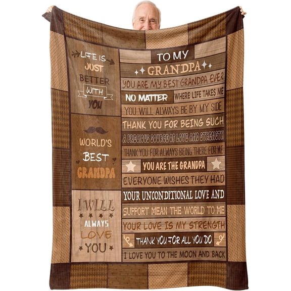 Christmas Gifts,Grandpa Gifts,Grandpa Birthday Gifts,Gifts for Grandpa,Great Grandpa Gift Ideas,Presents for Grampy,Great Gift for Grandpas Blanket 50"x60"