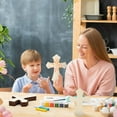 thumbnail image 7 of 12Pcs Unfinished Wooden Cross 11.8*8.7" Beige Cross Wood Cutouts Cross Shaped Wood Pieces Wooden Cross DIY Crafts Cut Out for Sunday School Church Table First Communion Home Decoration, 7 of 7