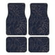 thumbnail image 1 of Fotbe Navy Dark Blue Juego de 4 Tapetes para Auto con Estampado – Alfombrillas de Goma Reforzada, Diseño Antideslizante, Protección para Todo el Año – Vehículos, Autos, Camionetas y SUVs, 1 of 7