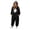 Black, variant on Halloween Onesie Pajamas Adult Pumpkin Ghost Halloween Costume Pajamas Adults Hooded Jumpsuit Sleepwear One Piece Union Suit Outfit Soft Cozy Lounge Wear for Holiday Party(MOON GHOST)