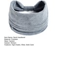 thumbnail image 5 of Women Sport Headband Solid Color Adjustable Width Headband High Elastic Sweat-Absorbent Yoga Headband Daily Accessories-Light Grey, 5 of 8