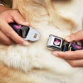 thumbnail image 2 of Disney Pet Collar, Dog Collar Metal Seatbelt Buckle, Alice the Cheshire Cat Scenes, 11 to 16.5 Inches 1.0 Inch Wide, 2 of 9