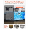 thumbnail image 2 of VEVOR Almohadilla de revestimiento para piscina redonda de 18 pies para piscinas elevadas que evita pinchazos, 2 of 9