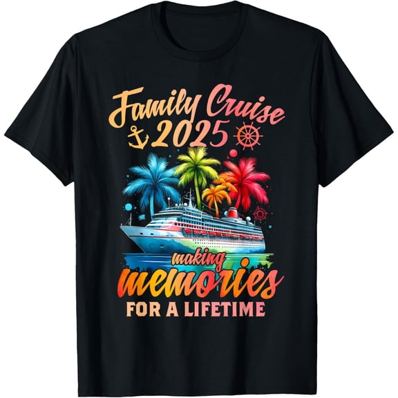 Playful Comfort Tee - Family Cruise 2025 Family Matching Cruise Vacation Party T-Shirt
