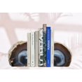 thumbnail image 2 of AMOYSTONE Agate Natural Bookends Pair, Hand Made Polished Bookends for Rock Collectors 4-6 lbs, 2 of 7
