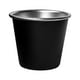 thumbnail image 3 of Vaso de acero inoxidable para acampada, vaso de pinta reutilizable apilable, vaso de agua para interior y exterior, barra de mochilero para el hogar Pequeño negro, 3 of 7