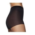 thumbnail image 4 of L'eggs Women's Silken Mist Silky Run Resistant Leg Sheer Tights Control Top Sheer Toe, 2 Pair, Size Q Jet Black, 4 of 7