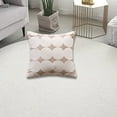 thumbnail image 4 of Almohada Cojín Sofá | Cojín decorativo para salón, cama, ventana | rosa, relleno de alta elasticidad, suave, lavable | 17,7 x 17,7 x 3,9 pulgadas | Respaldo versátil, 4 of 7