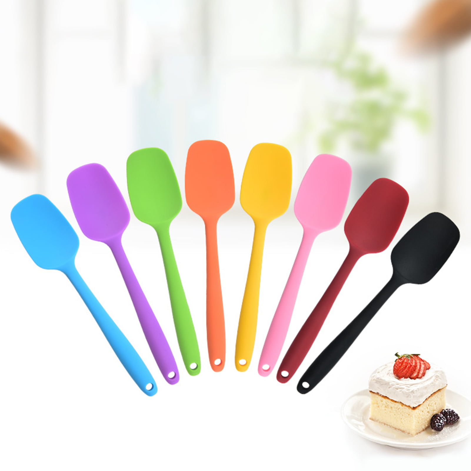Heat Resistant 4pc Silicone Spatula Set with Stainless Steel Core – Frans  Cake and Candy