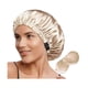 thumbnail image 1 of wonima11 2Pcs Hair Bonnets For Sleeping Satin Bonnet Silk Bonnets For Women Silky Night Caps Womens Curly Hair Sleep Cap, 1 of 1