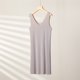 thumbnail image 1 of Vestido de verano de talla grande para chica gordita, de seda helada, ultrafino, sin costuras, de tela suave y agradable al tacto, camisón sexy con base de tirantes, 1 of 6