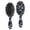 Dark Blue Pumpkin Ghost Halloween Pattern, variant on Halloween Pumpkins and Spiders Brush, Detangling Hair Brush,Oval Paddle Hair Brush, Smooth Handle Gifts for Wet Dry Hair Styling