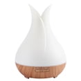 thumbnail image 2 of Humidificador de aire de grano de madera de 400ml, difusor de aceites esenciales aromáticos con 7 luces cambiantes de color para oficina, hogar, 100-240V, 2 of 13