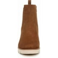 thumbnail image 3 of Vionic Women’s Aria Wedge Ankle Boot Hazelnut Brown Waxed Suede 8.5M, 3 of 5