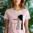 thumbnail image 5 of Jesus Is My Everything T-Shirt, Crown of Thorns Christian Faith Graphic Tee, Maroon, Size XL, 5 of 6